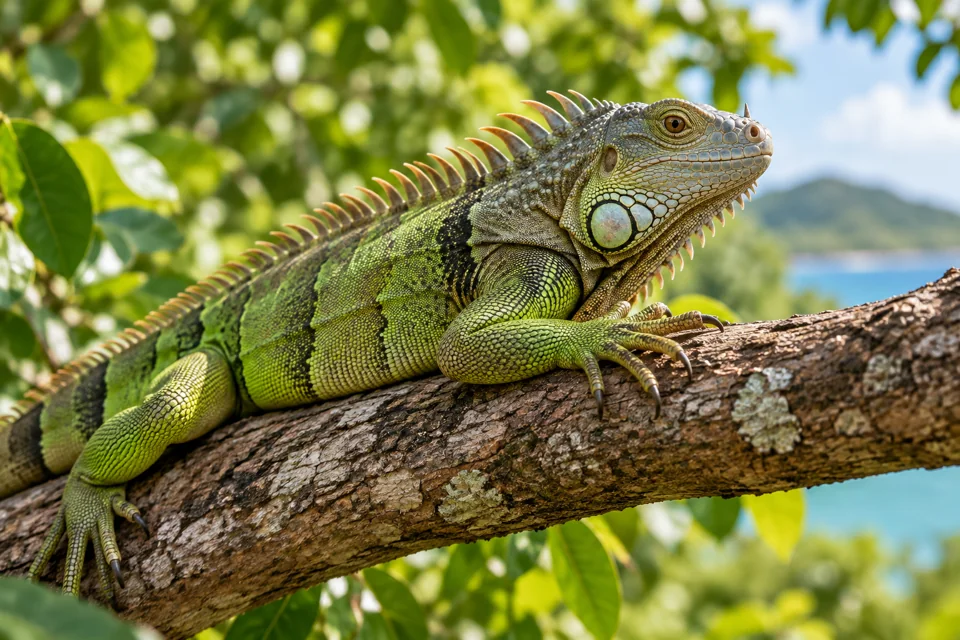 Iguana farm visit