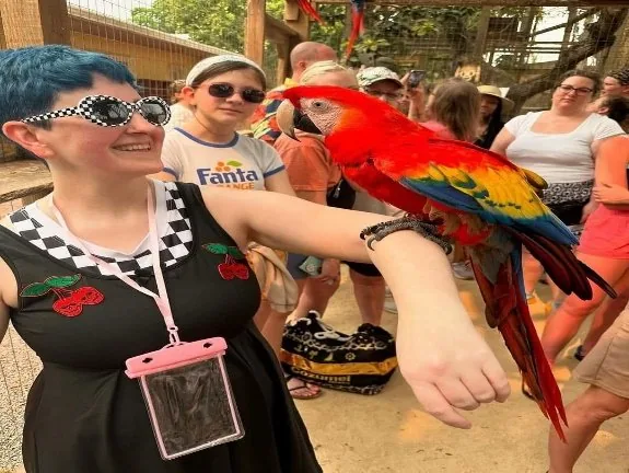 Macaws at the sanctuary